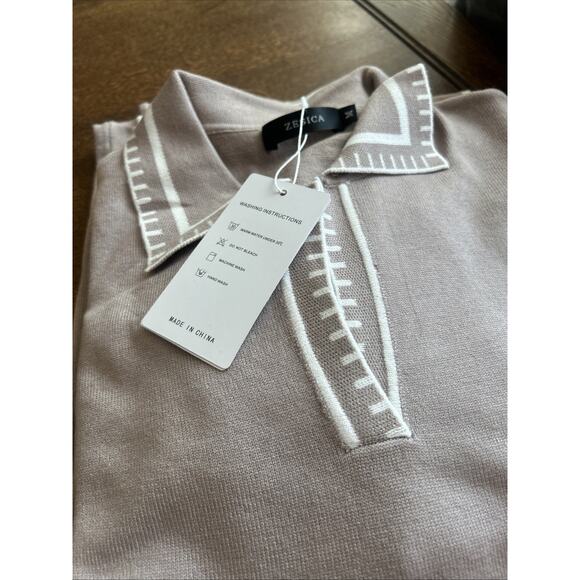 ZESICA Women's 2 Piece Fall Outfit Long Sleeve V Neck Knit Sweater Top & pants - Picture 6 of 13